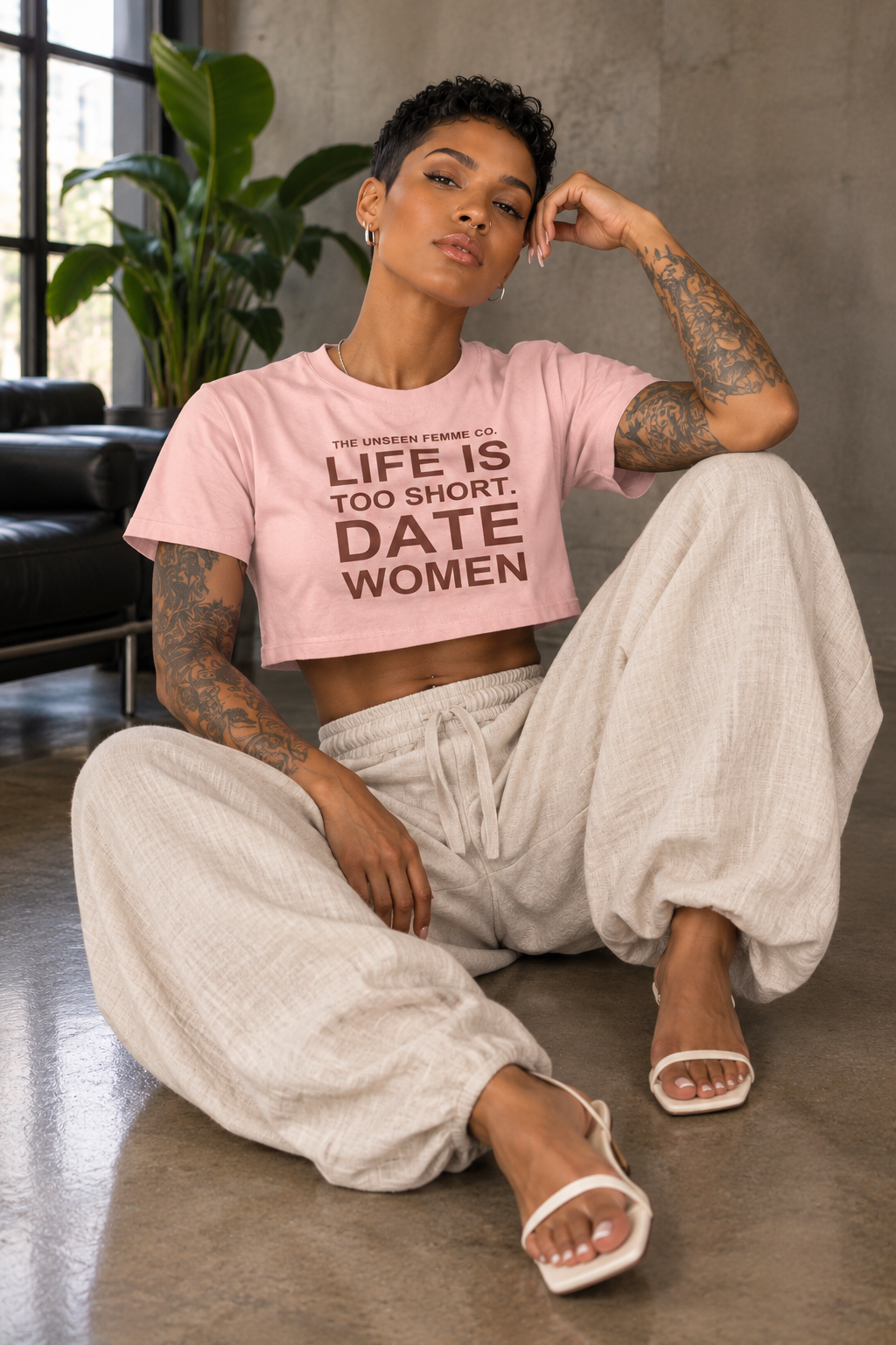 You don't have to look less feminine to be seen as more queer.”