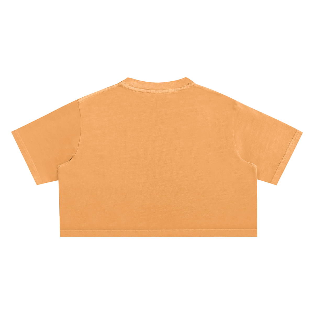 LIFE IS TOO SHORT Snow Washed Crop Top