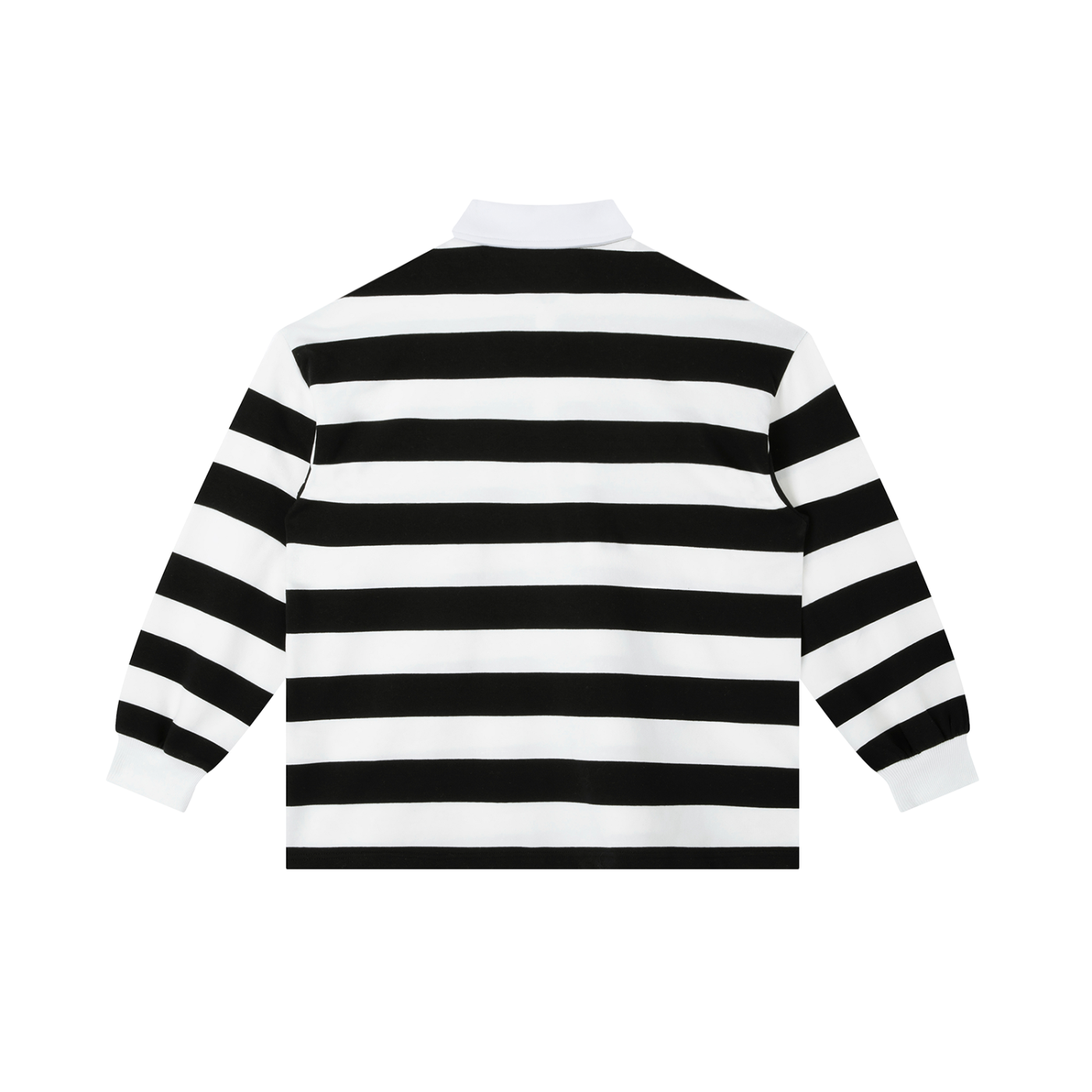 LIFE IS TOO SHORT DATE WOMEN Stripe Polo Shirt