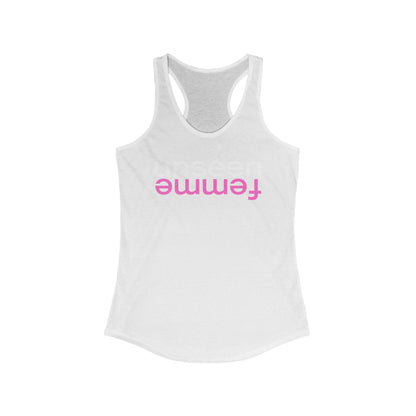 Feminine Racerback Tank Top, Summer Workout Shirt, Comfortable Spaghetti Strap Tee, Gift for Her, Casual Activewear
