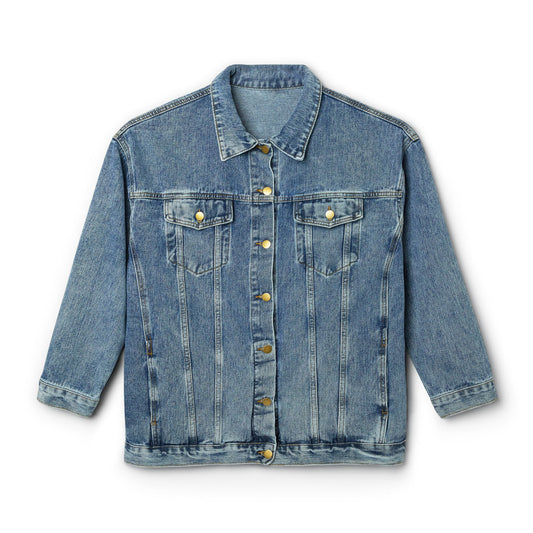 Feminist Women's Denim Jacket | Empowerment Fashion Statement | Casual Wear, Gift for Her, Vintage Style, Spring Outfit