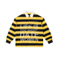 LIFE IS TOO SHORT DATE WOMEN Stripe Polo Shirt