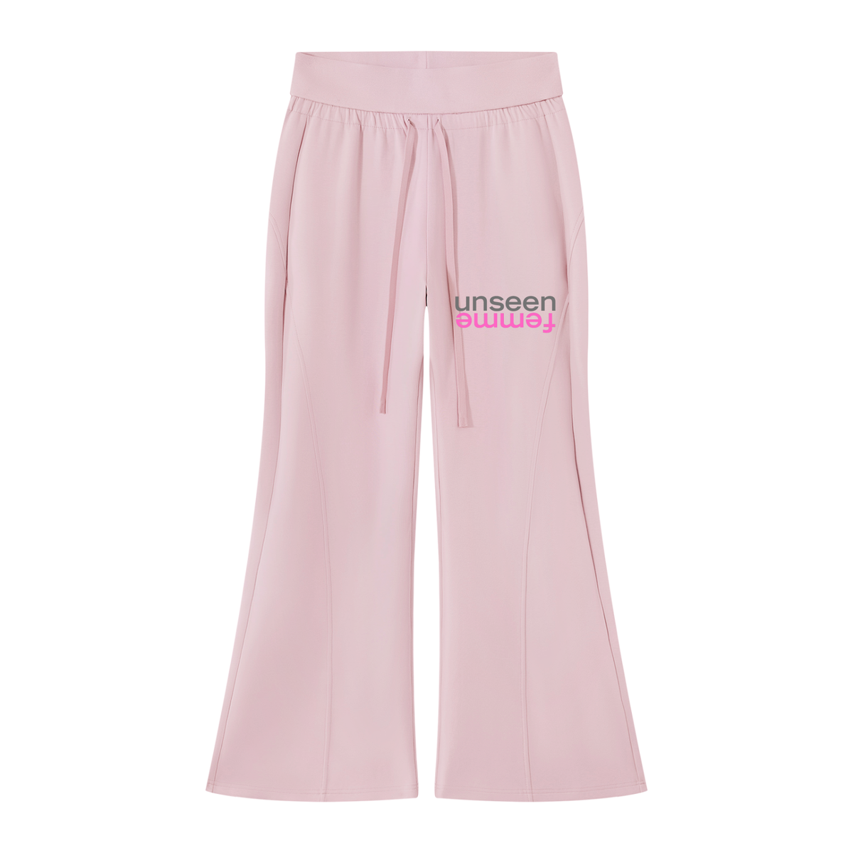 Unseen Femme Premium Bell Sleeve Full Zip Hoodie & Flare Pants