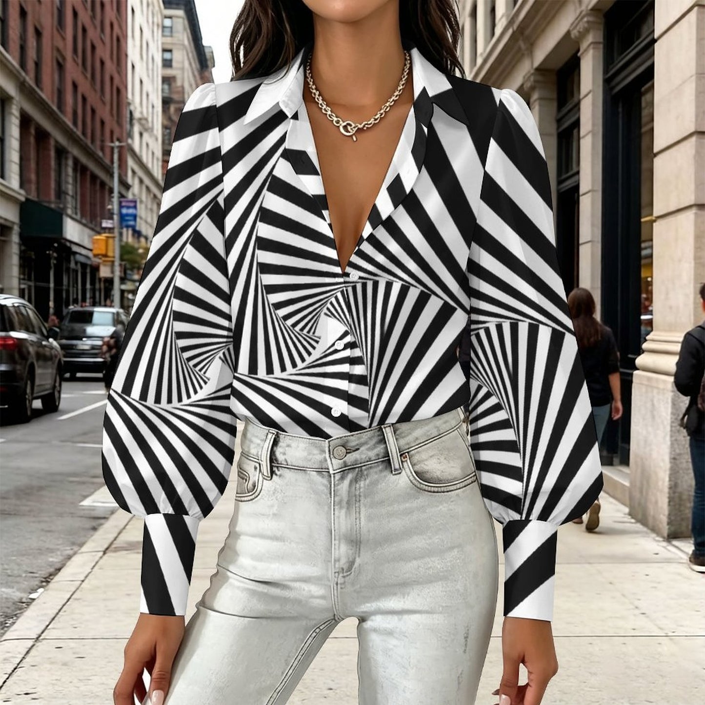 Life is too short Date Women Lantern Sleeve Shirt