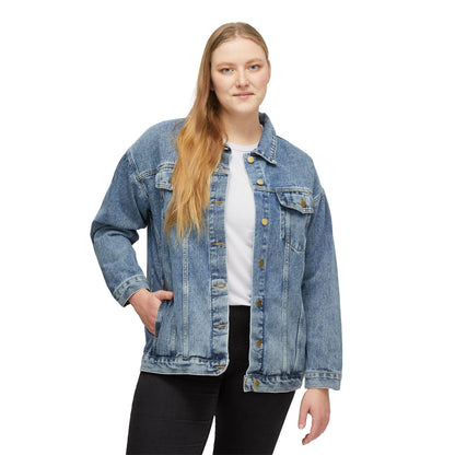 Feminist Women's Denim Jacket | Empowerment Fashion Statement | Casual Wear, Gift for Her, Vintage Style, Spring Outfit