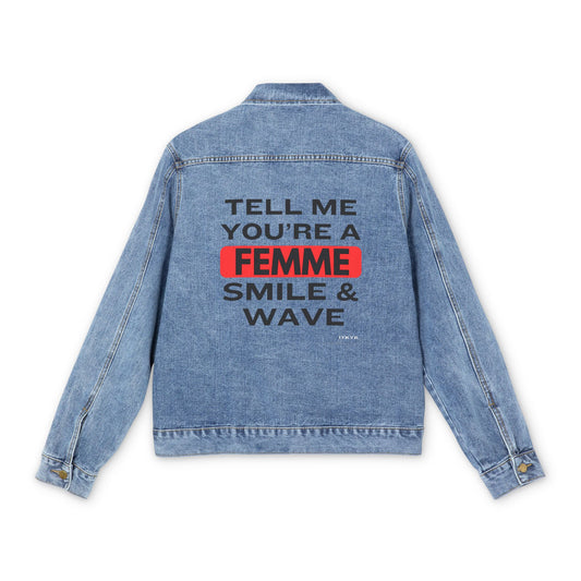 TELL ME! Denim Jacket - LGBTQ Jean Jacket