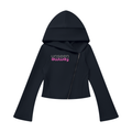 Unseen Femme Premium Bell Sleeve Full Zip Hoodie & Flare Pants