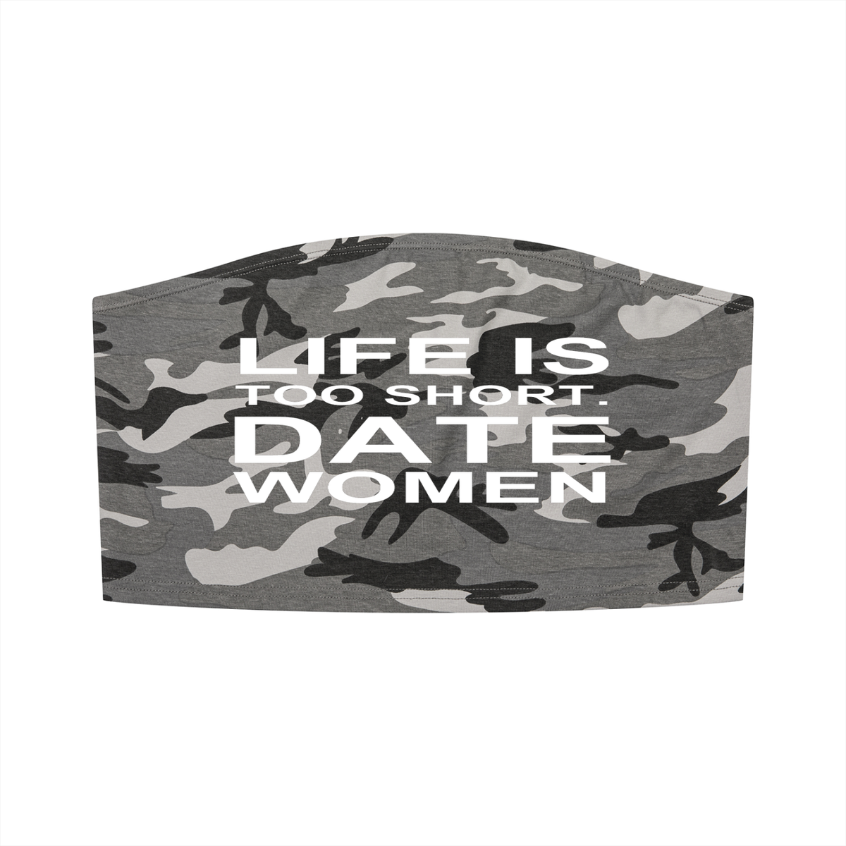 Women’s Camo Cropped Tube Top
