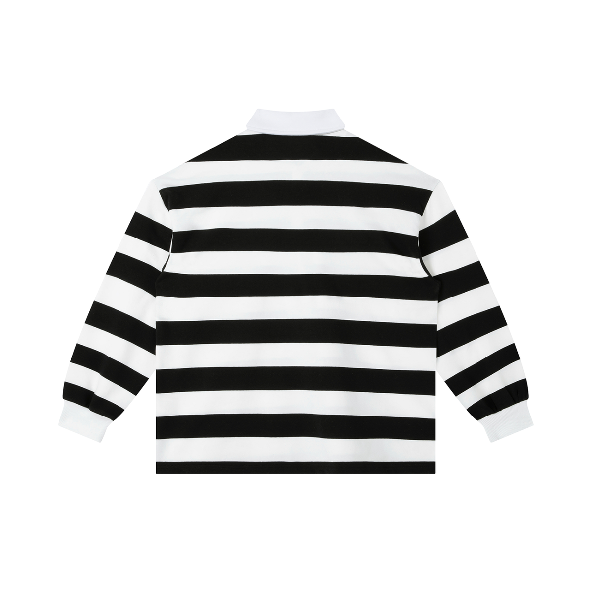 LIFE IS TOO SHORT DATE WOMEN Stripe Polo Shirt