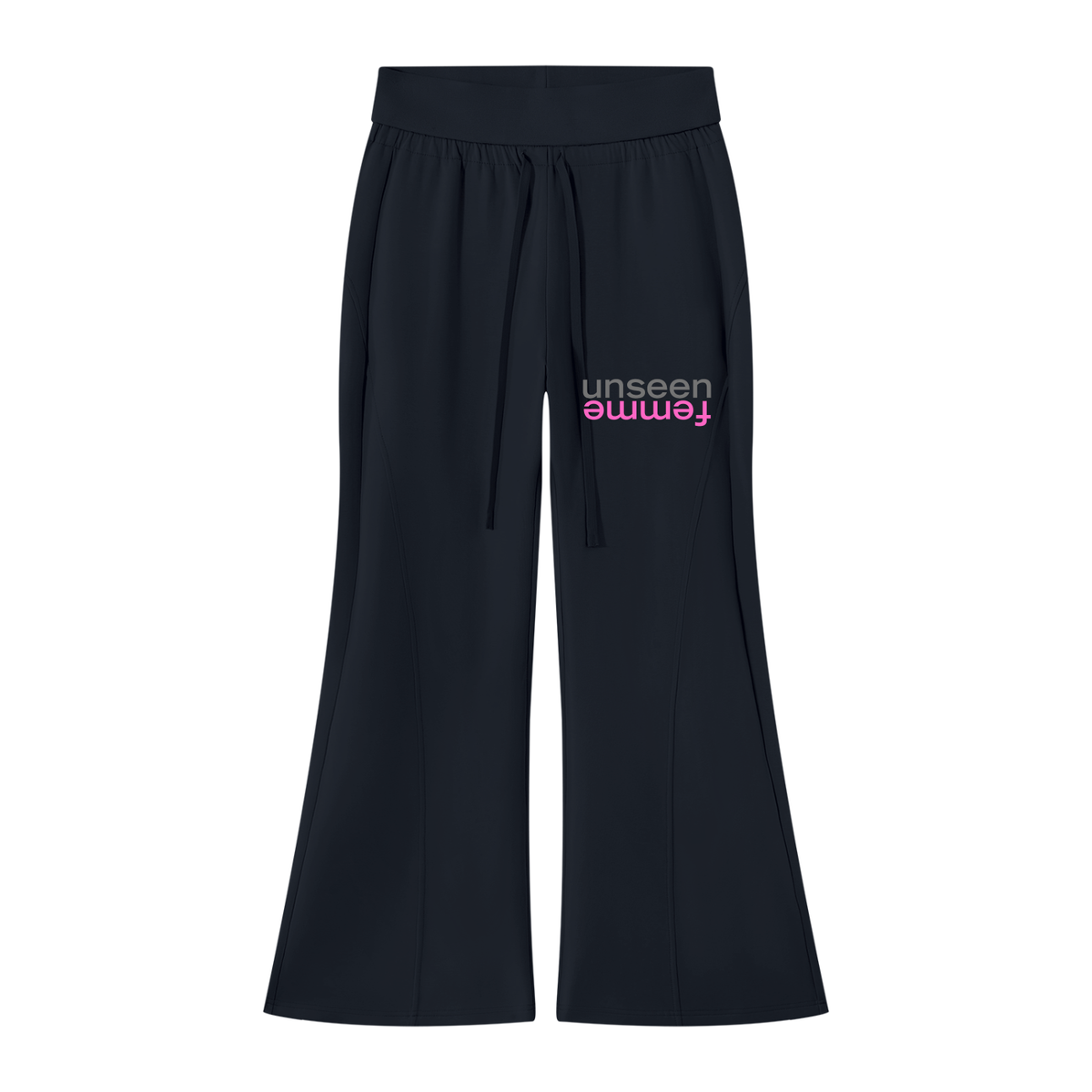 Unseen Femme Premium Bell Sleeve Full Zip Hoodie & Flare Pants