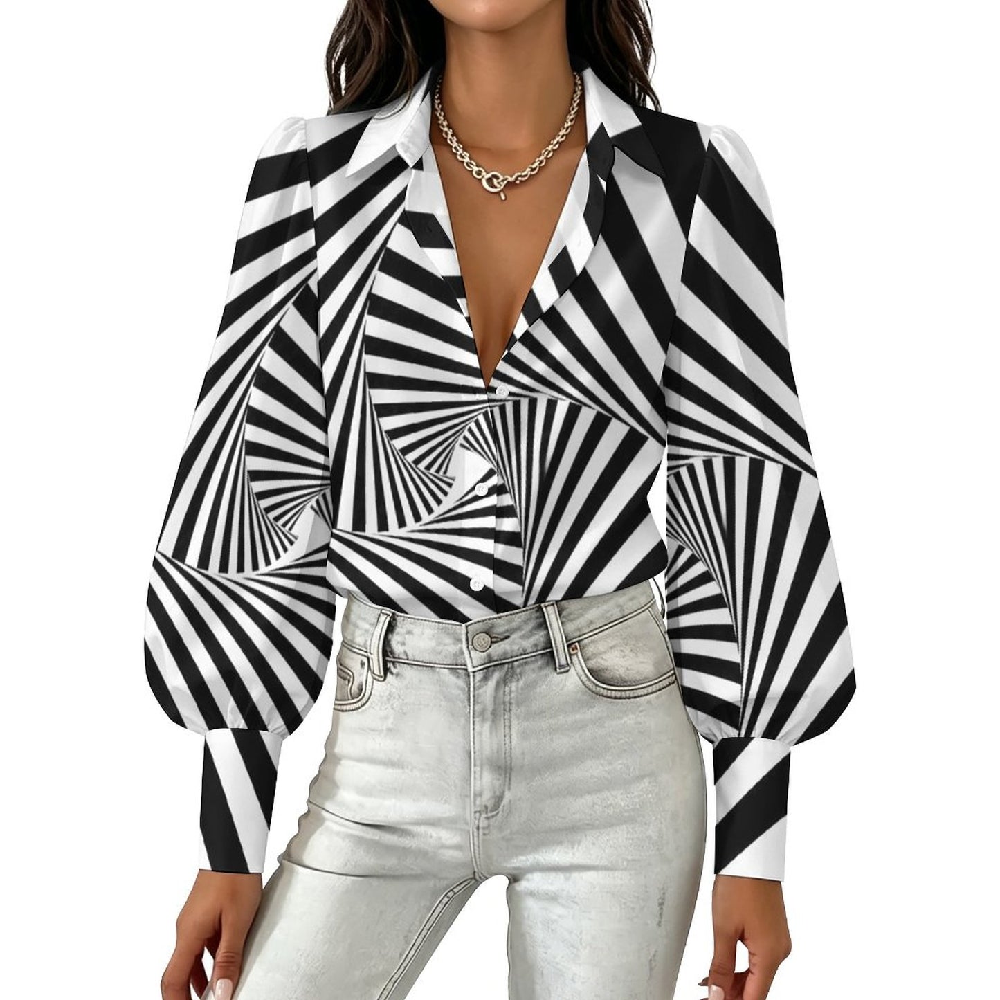 Life is too short Date Women Lantern Sleeve Shirt