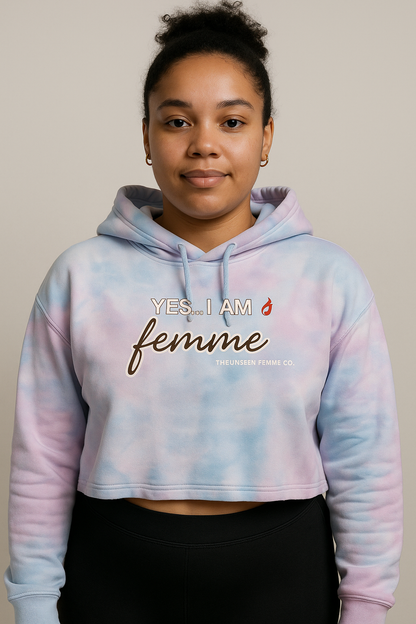 Yes! Im a Femme Tie Dye Crop Top