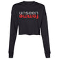 THE UNSEEN FEMME RED Cropped Fleece Crew