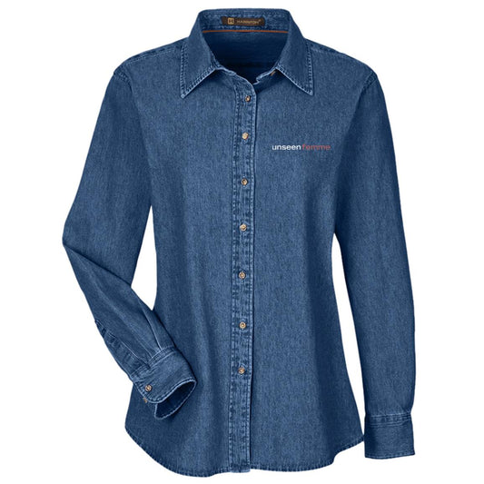 Unseen Femme Long Sleeve Denim Shirt