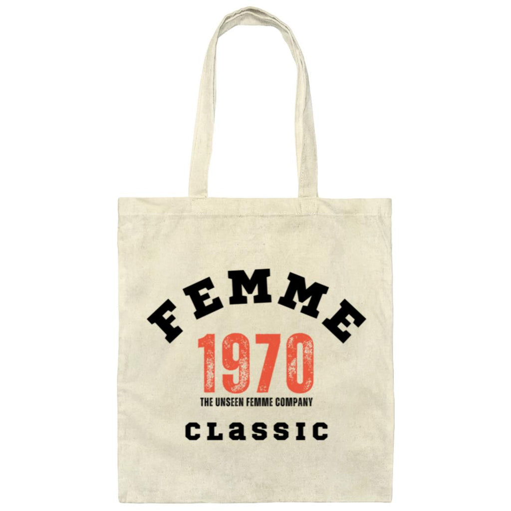 1970s Femme Classic Small  Canvas Tote Bag