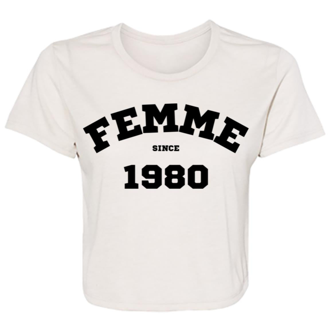 1980 Femme Cropped Tee