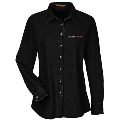 Unseen Femme Long Sleeve Denim Shirt