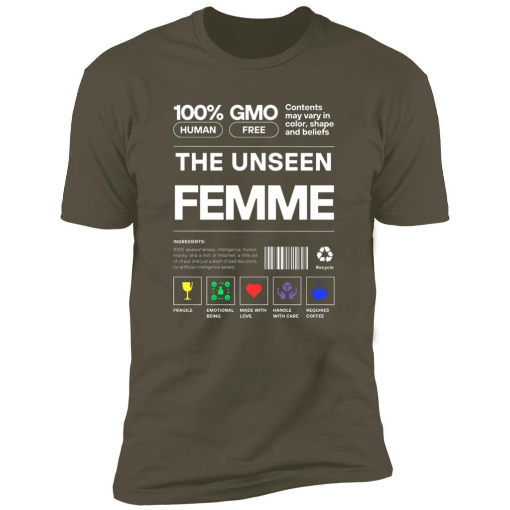 100% FEMME Premium Short Sleeve T-Shirt