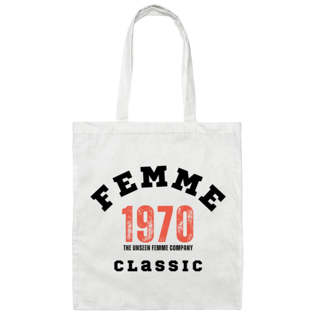 1970s Femme Classic Small  Canvas Tote Bag