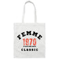 1970s Femme Classic Small  Canvas Tote Bag