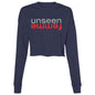 THE UNSEEN FEMME RED Cropped Fleece Crew
