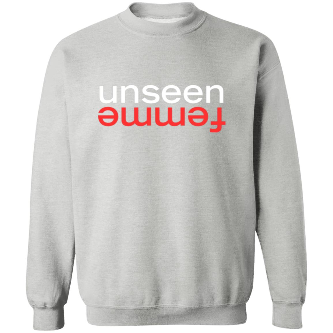 Black Unseen Femme Hoodie Crewneck Pullover Sweatshirt