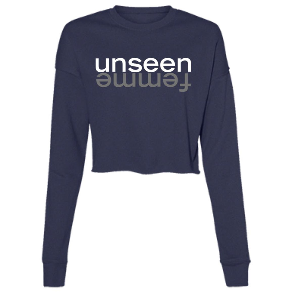 UNSEEN FEMME Cropped Fleece Crew
