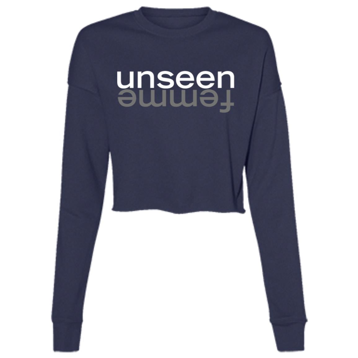 UNSEEN FEMME Cropped Fleece Crew