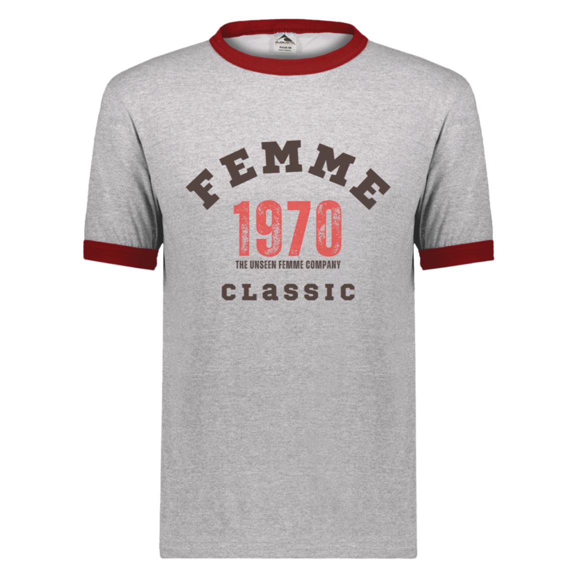 Classic Femme 1970 Unisex Ringer Tee