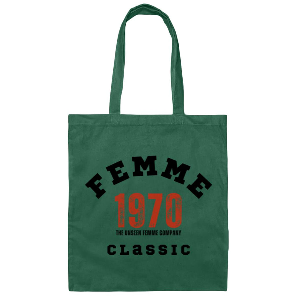 1970s Femme Classic Small  Canvas Tote Bag