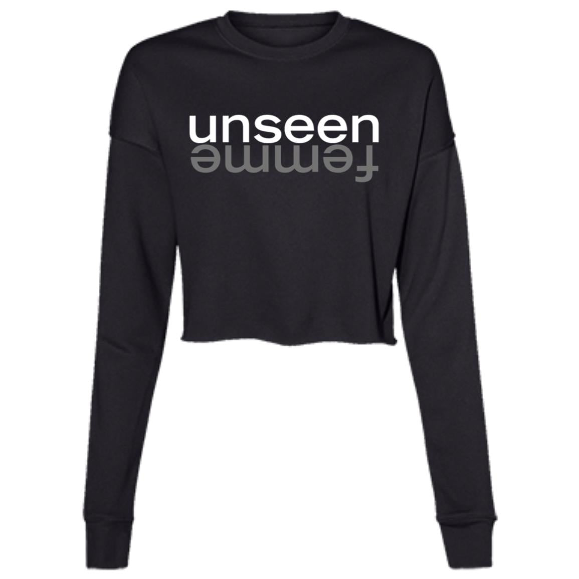 UNSEEN FEMME Cropped Fleece Crew
