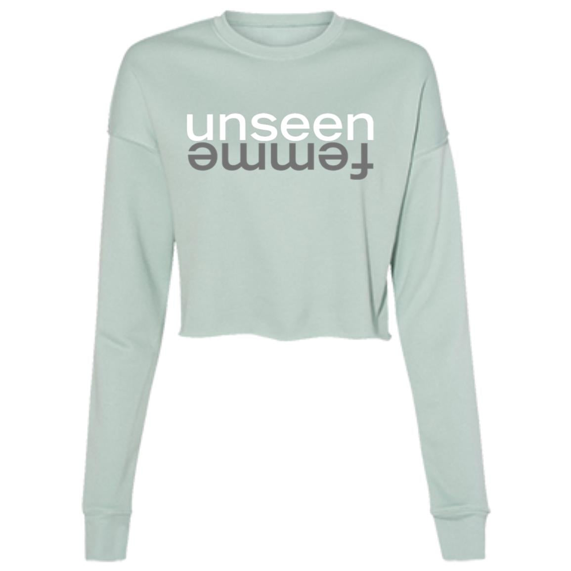 UNSEEN FEMME Cropped Fleece Crew