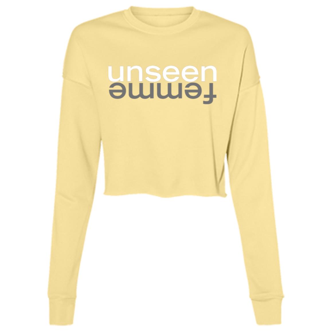 UNSEEN FEMME Cropped Fleece Crew