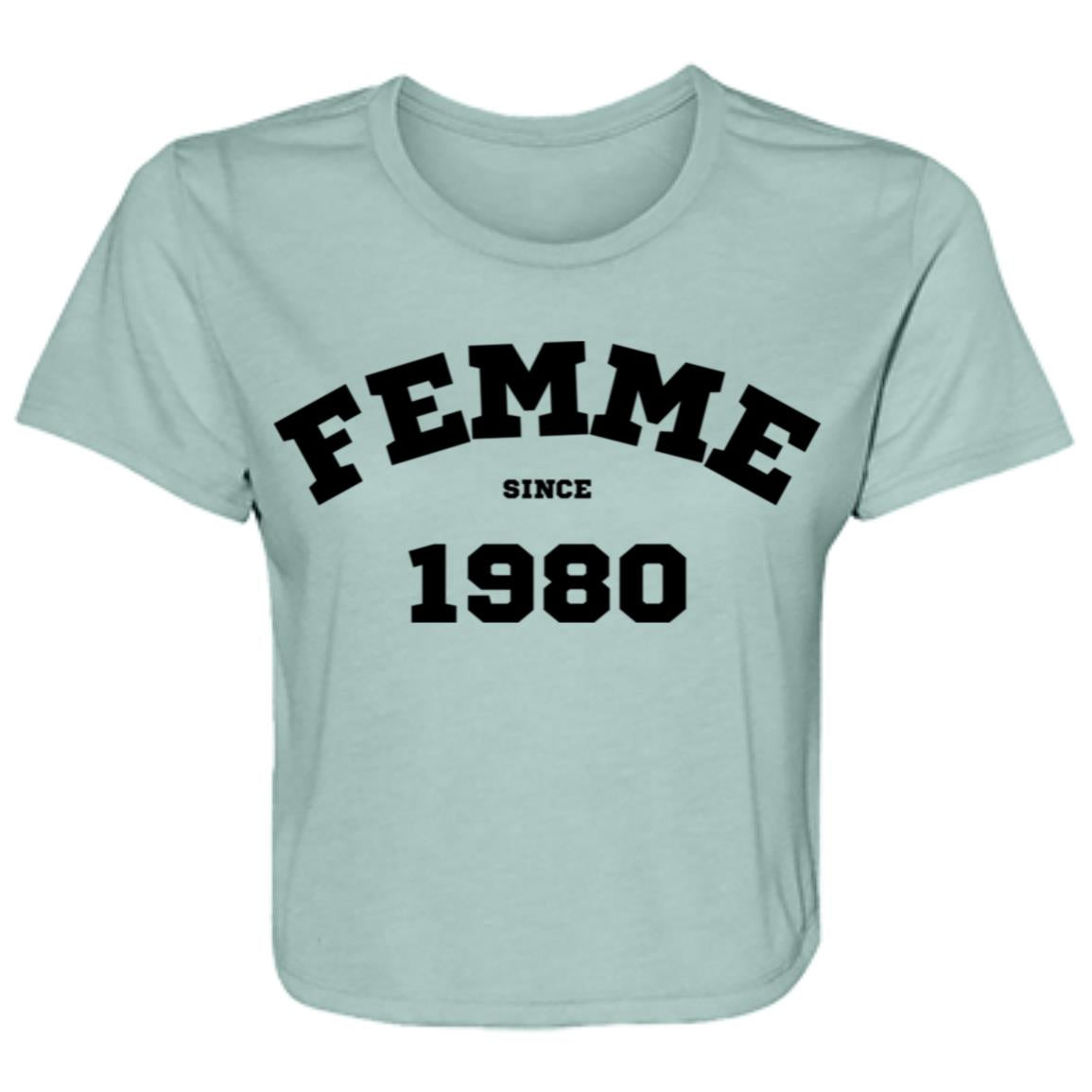 1980 Femme Cropped Tee