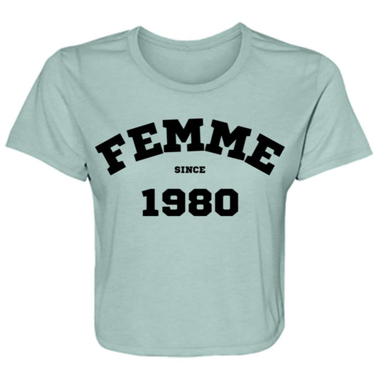 1980 Femme Cropped Tee