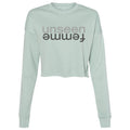 THE UNSEEN FEMME! Cropped Fleece Crew