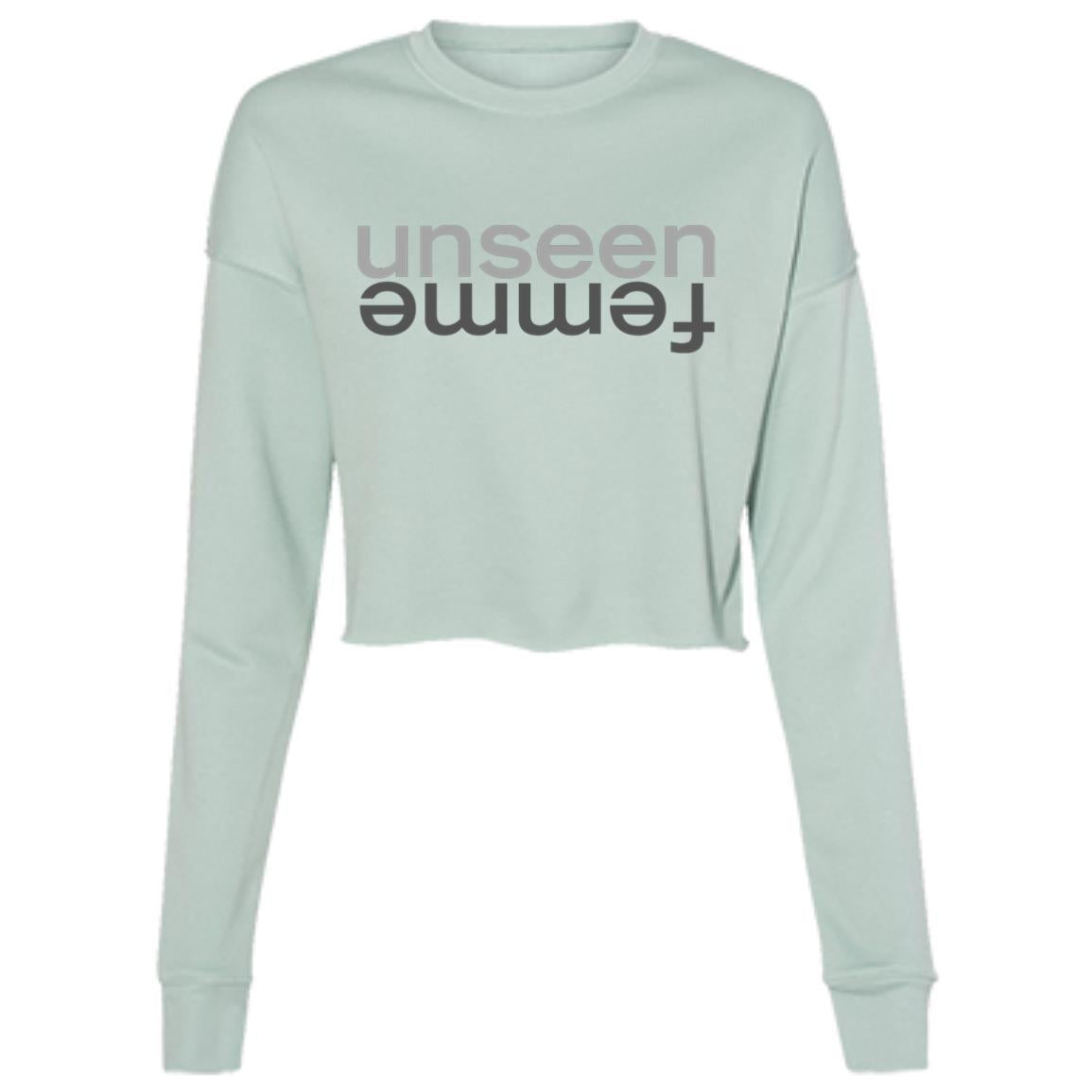 THE UNSEEN FEMME! Cropped Fleece Crew