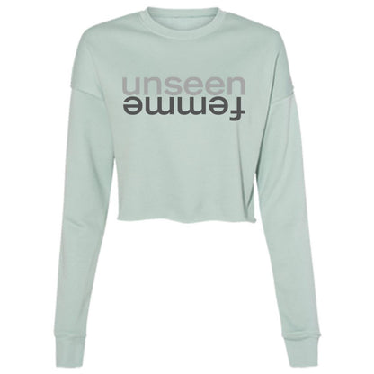 THE UNSEEN FEMME! Cropped Fleece Crew