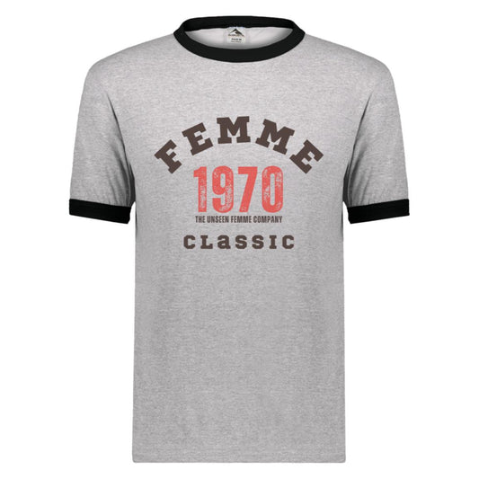 Classic Femme 1970 Unisex Ringer Tee