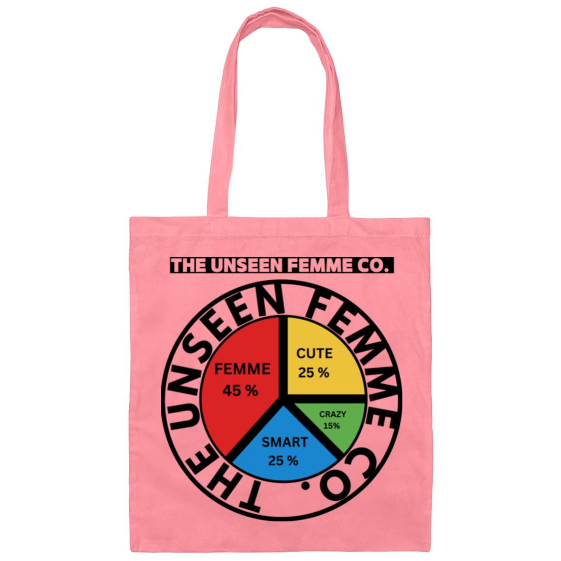 The Unseen Femme Canvas SMALL Tote Bag