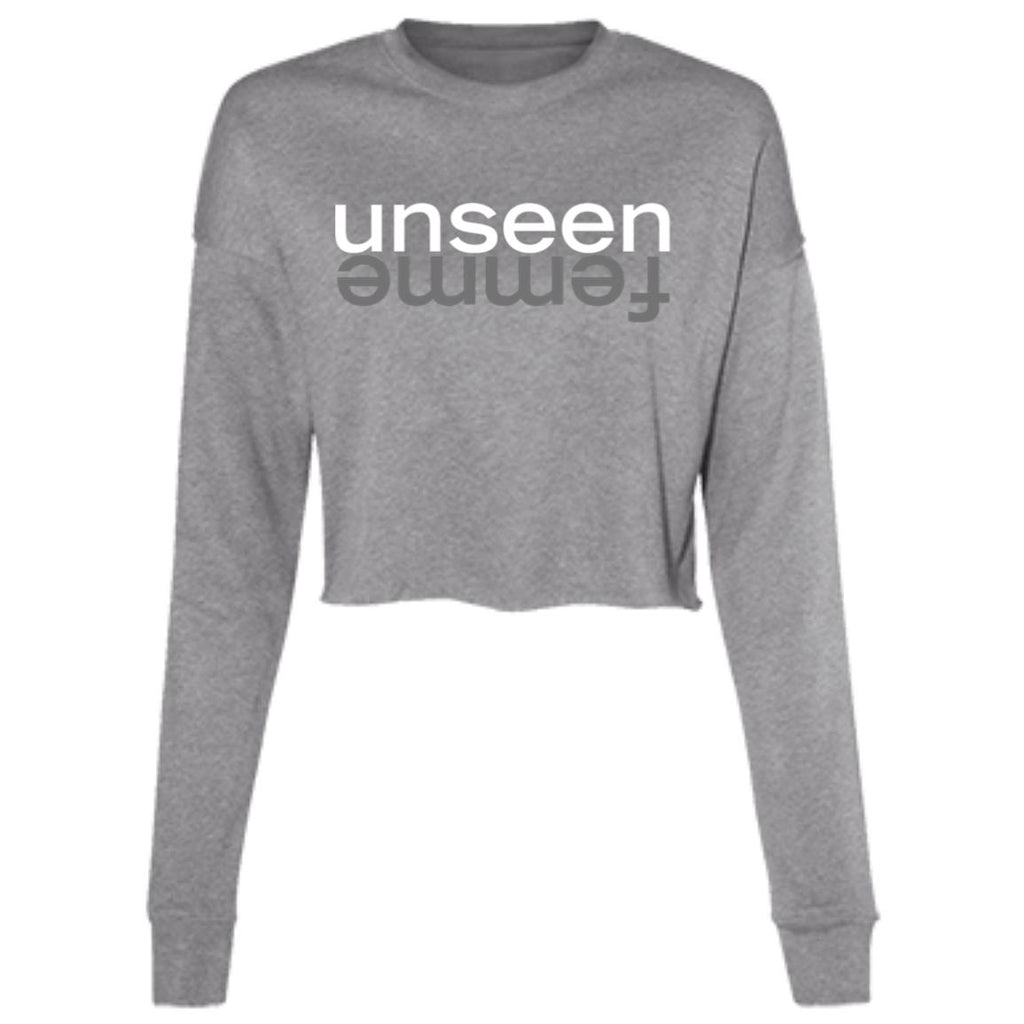 UNSEEN FEMME Cropped Fleece Crew