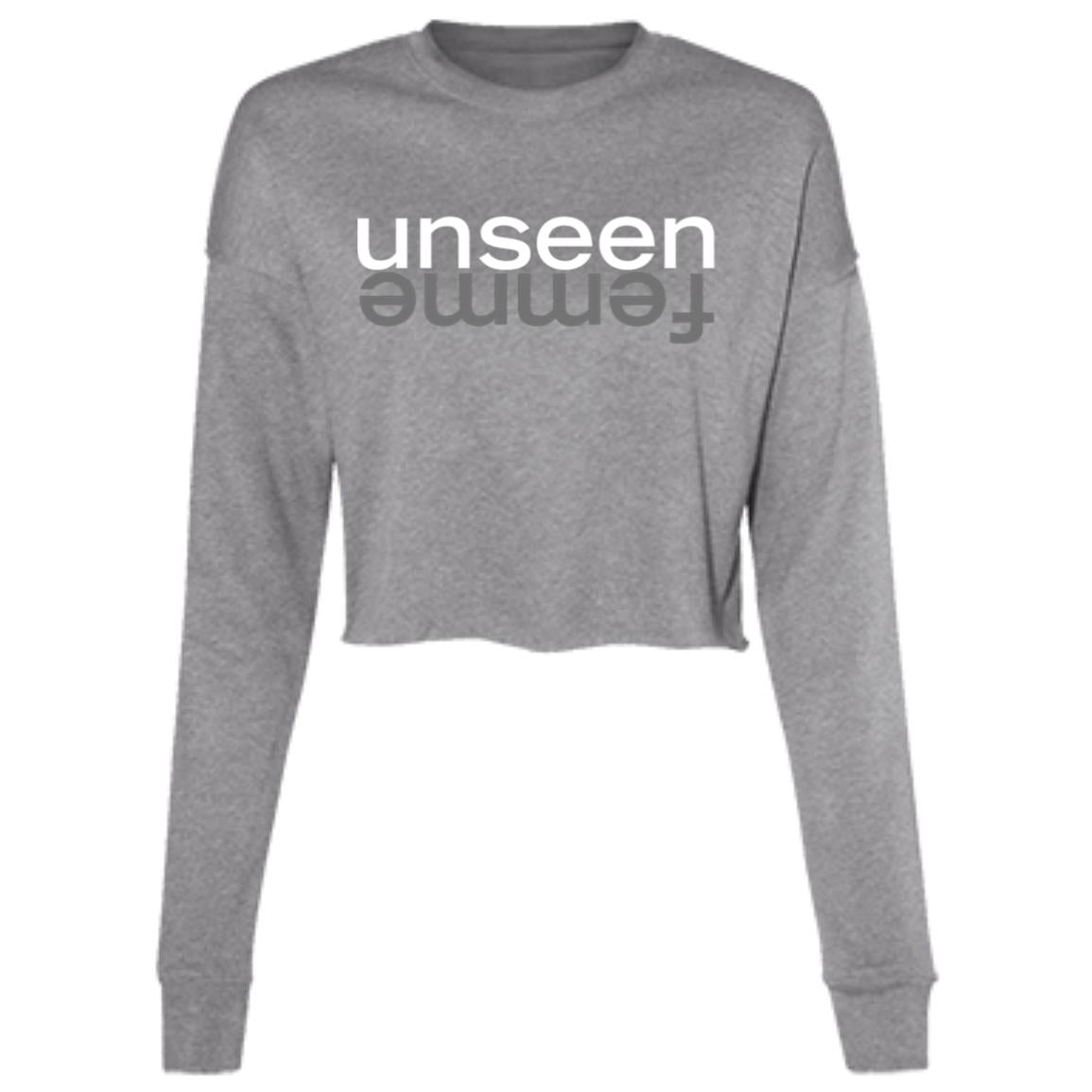 UNSEEN FEMME Cropped Fleece Crew