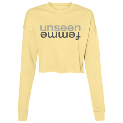 THE UNSEEN FEMME! Cropped Fleece Crew