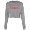 THE UNSEEN FEMME RED Cropped Fleece Crew