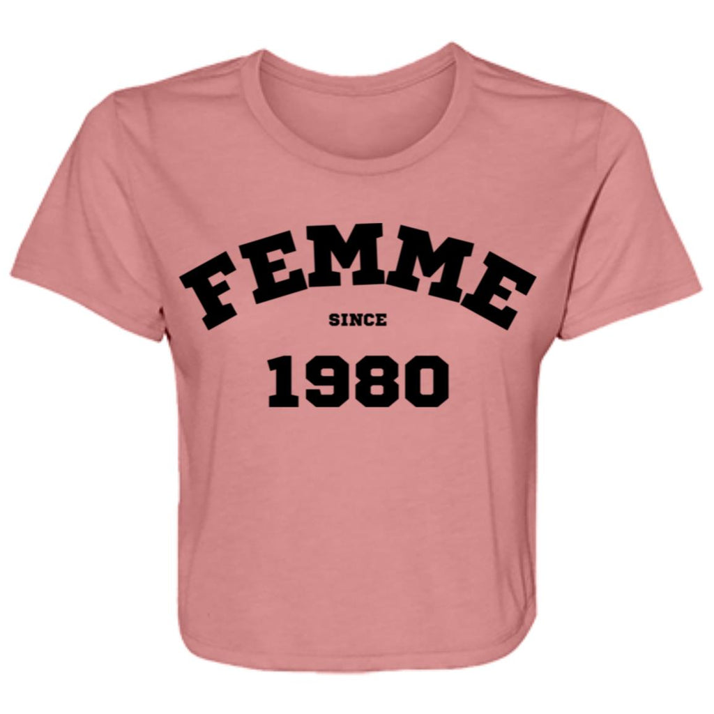 1980 Femme Cropped Tee