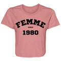 1980 Femme Cropped Tee
