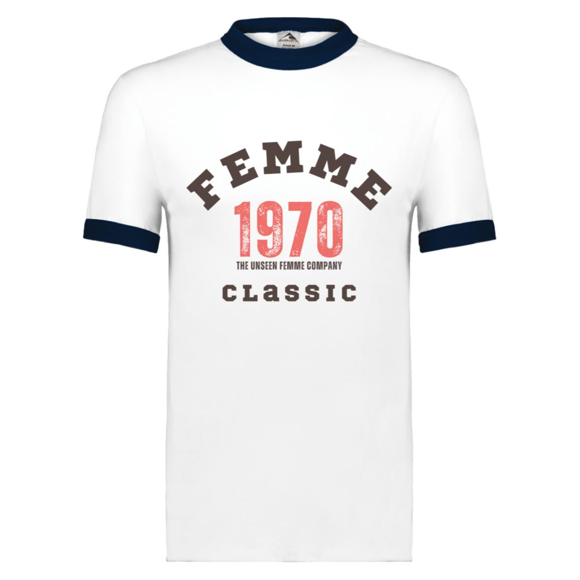 Classic Femme 1970 Unisex Ringer Tee