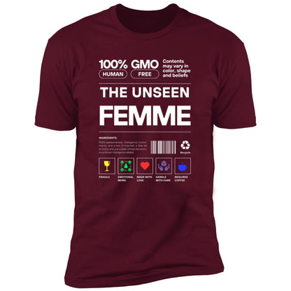 100% FEMME Premium Short Sleeve T-Shirt