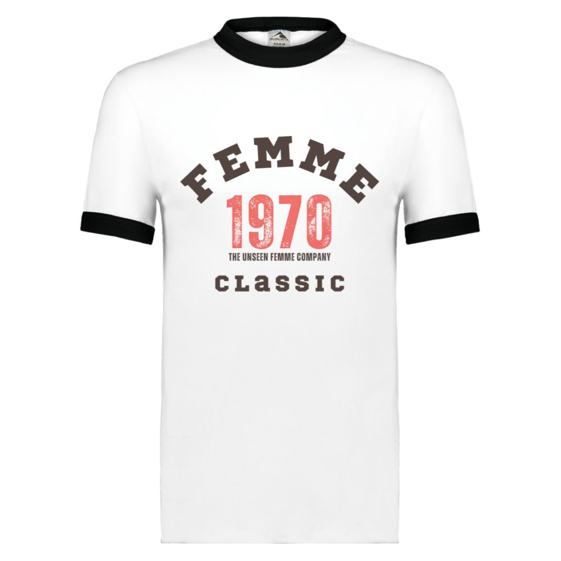 Classic Femme 1970 Unisex Ringer Tee
