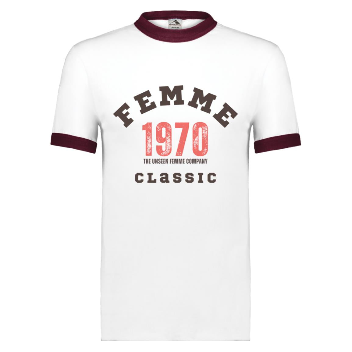 Classic Femme 1970 Unisex Ringer Tee